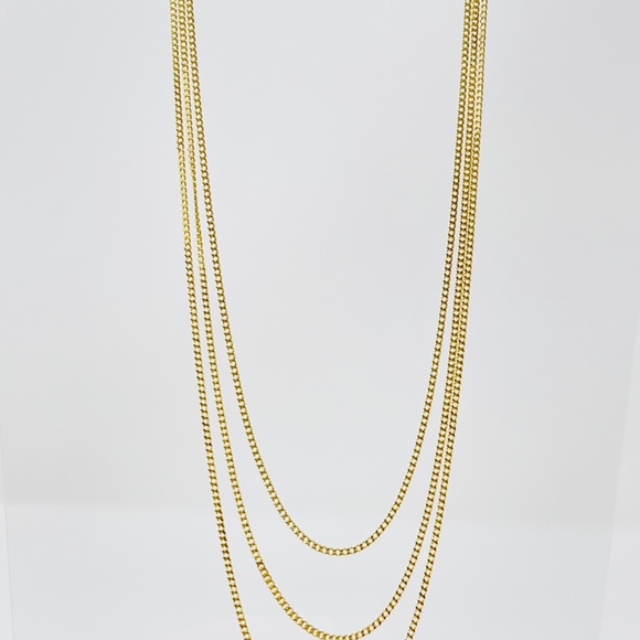 22inch,14k Gold Curb Chain Necklace - Picture 17 of 17
